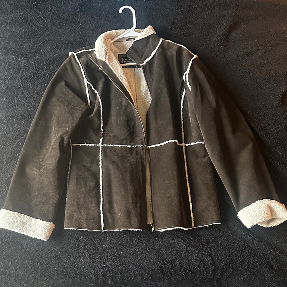 adidas Brown and White Jacket